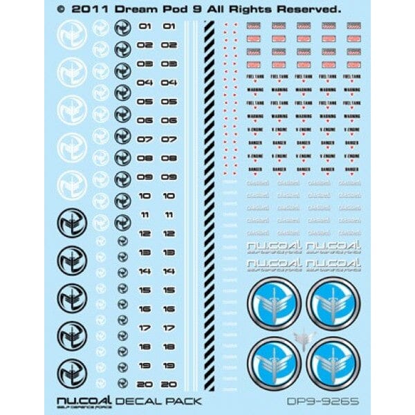 NuCoal Decals Sheet – Battlefield Bangkok