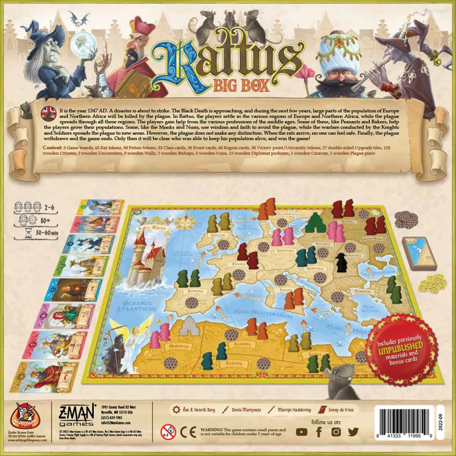 Rattus: Big Box Board Games ZMAN 