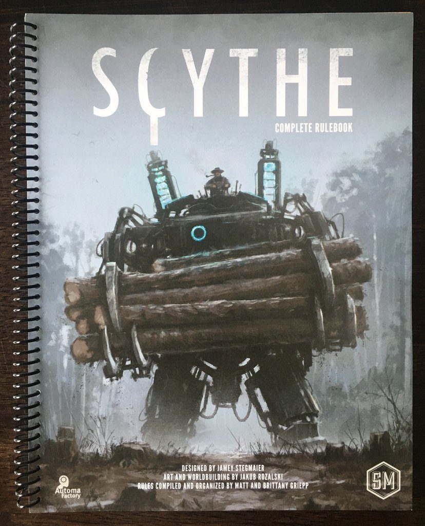 Scythe Complete Rulebook (spiralbound) Book Stonemaier 