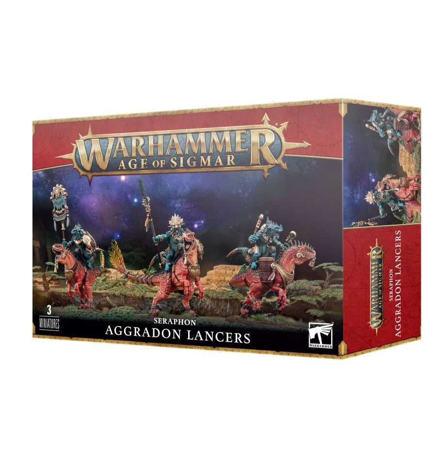 Seraphon Aggradon Lancers Miniatures Games Workshop 