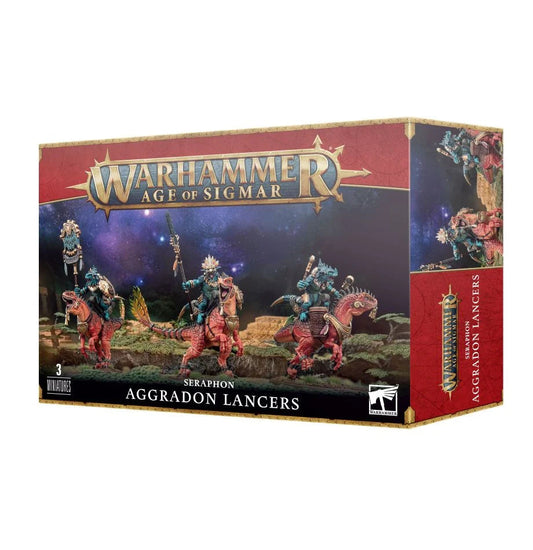 Seraphon Aggradon Lancers Miniatures Games Workshop 