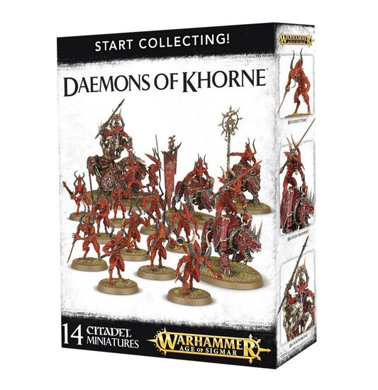 Start Collecting! Daemons of Khorne Miniatures Games Workshop 