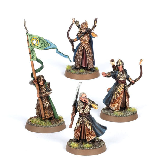 The Lord of the Rings: Middle-Earth - Galadhrim Elf Commanders Miniatures Games Workshop 