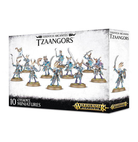 Tzeentch Arcanites Tzaangors Miniatures Games Workshop 