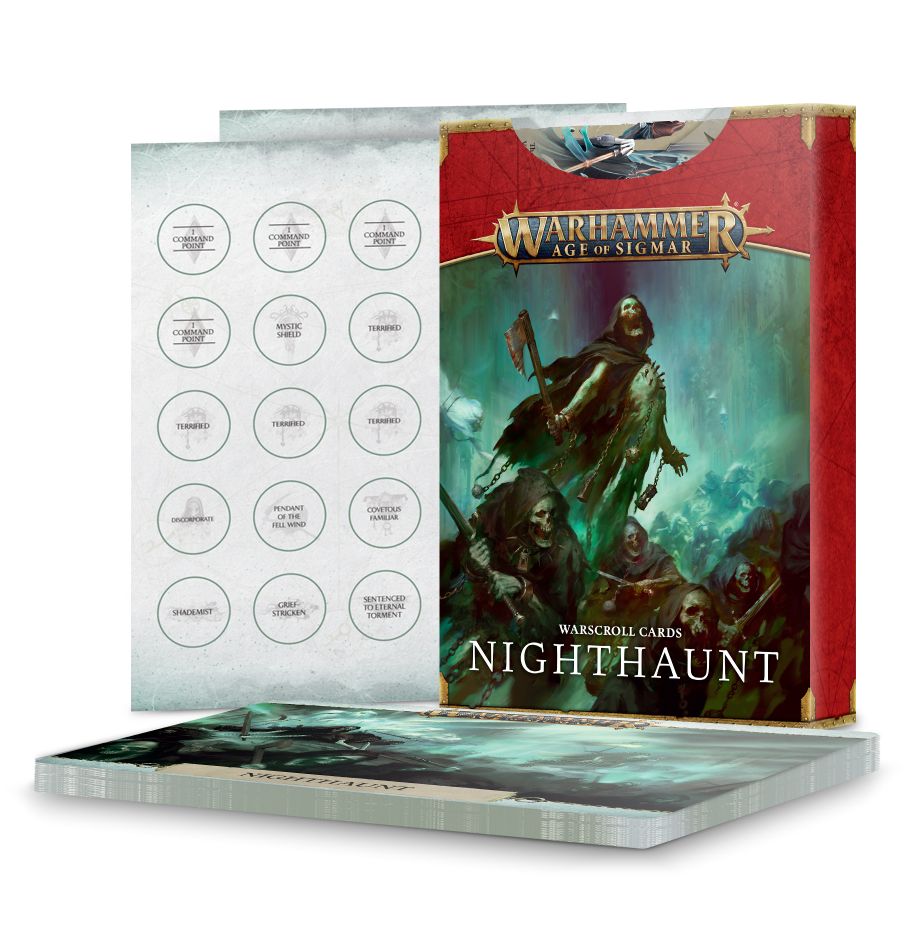 Warscroll Cards: Nighthaunt Miniatures Games Workshop 